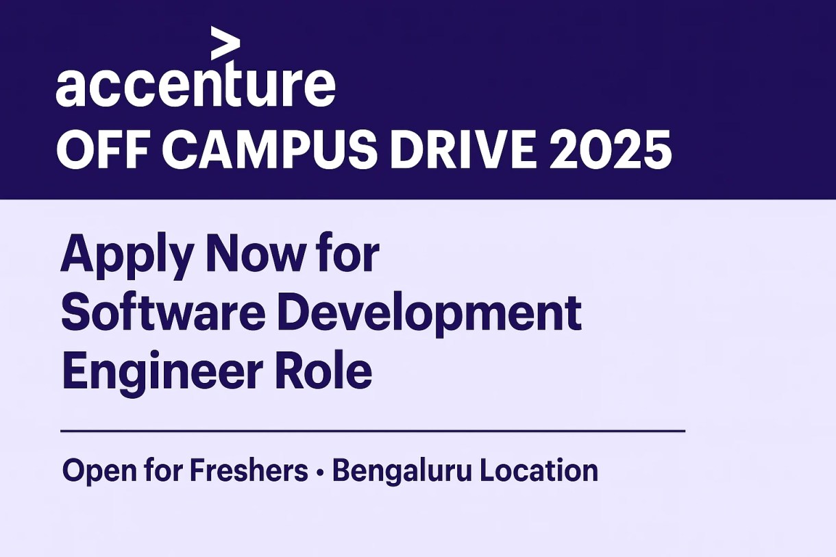 Accenture Off Campus Drive 2025