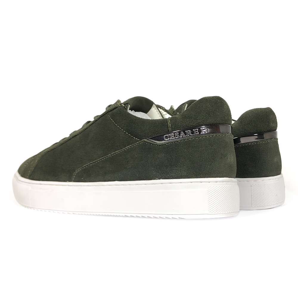 Cesare P. by Paciotti Uomo – James Sport Sneakers Camoscio Verde •  Alexander John Shoes