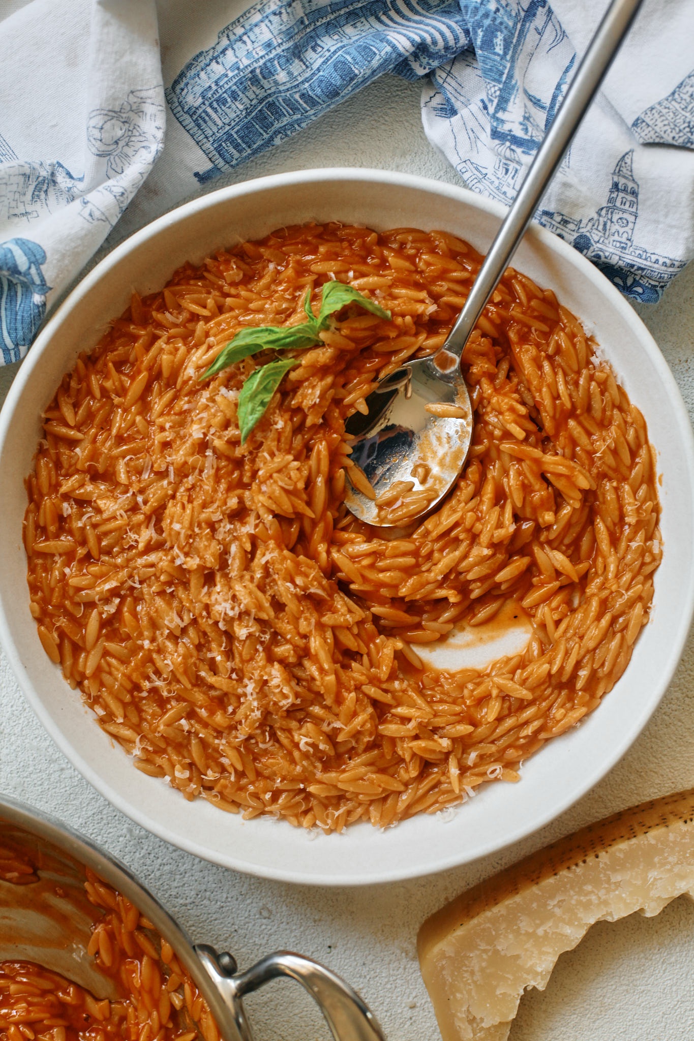 Tomato Parmesan Orzo