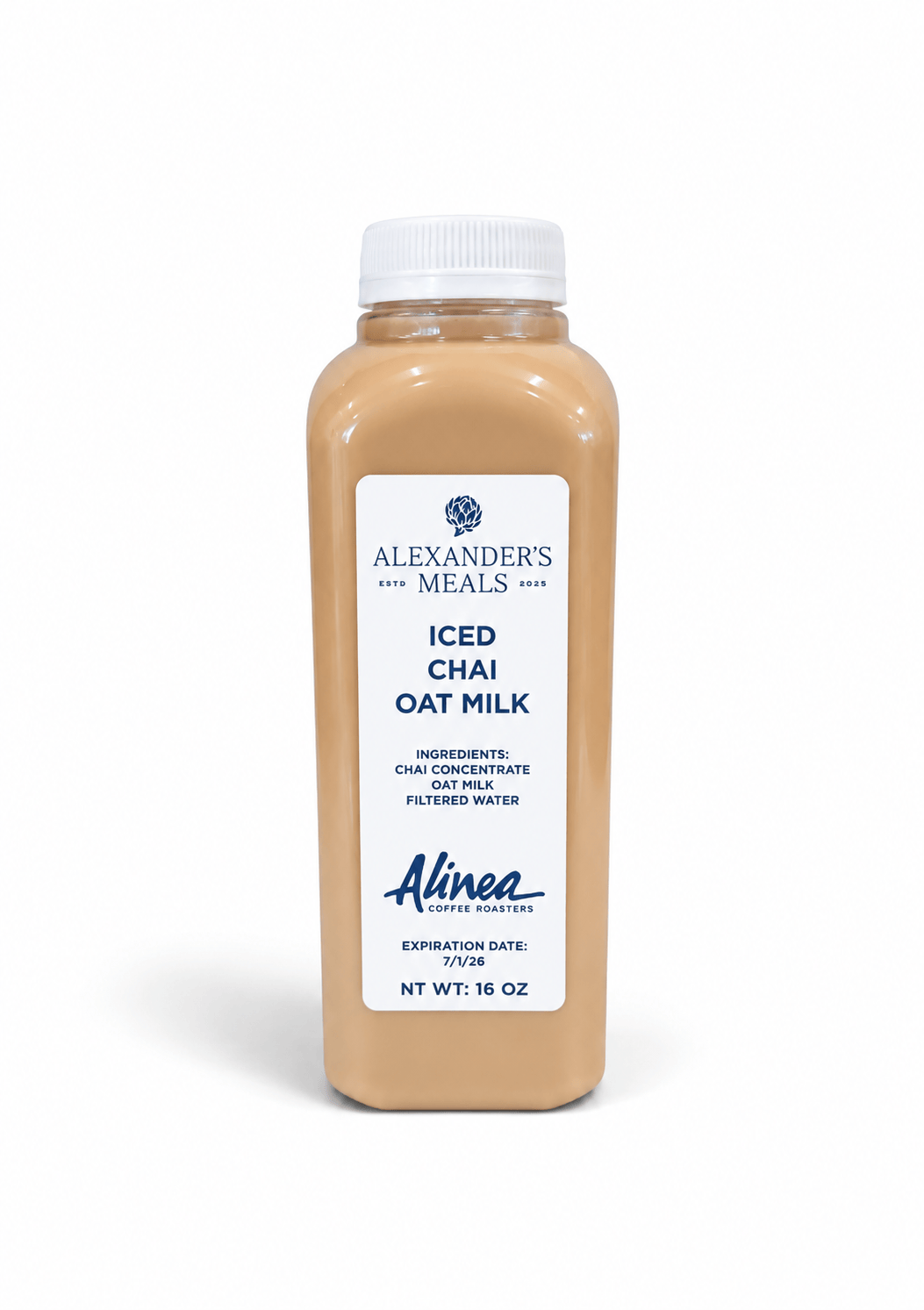 Alinea x Alexander’s Iced Oat Milk Chai Latte