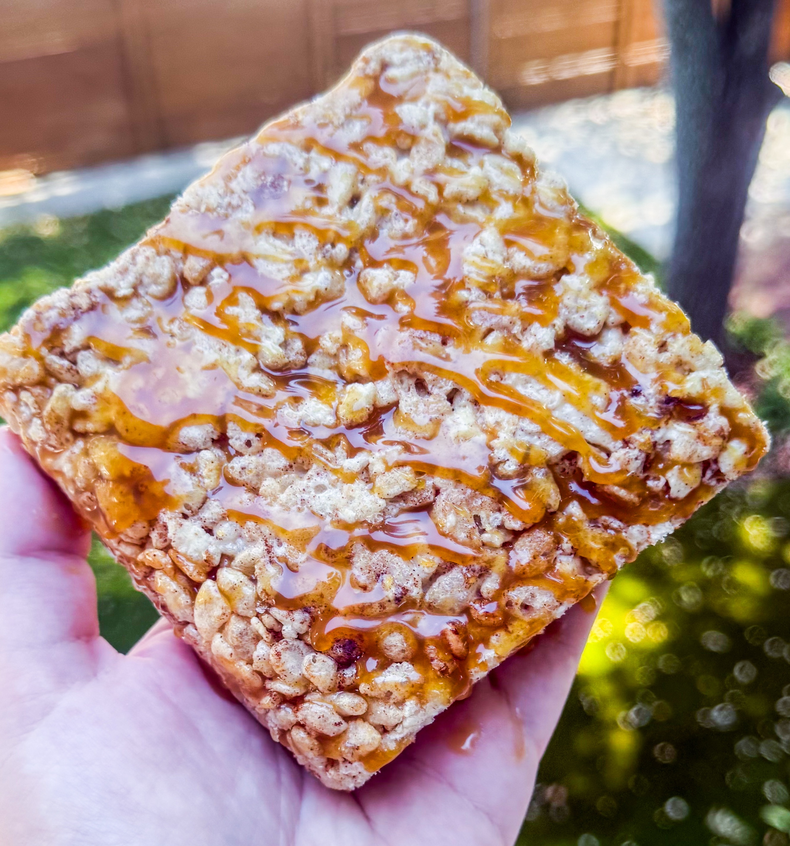 Salted Caramel Rice Krispie Treats