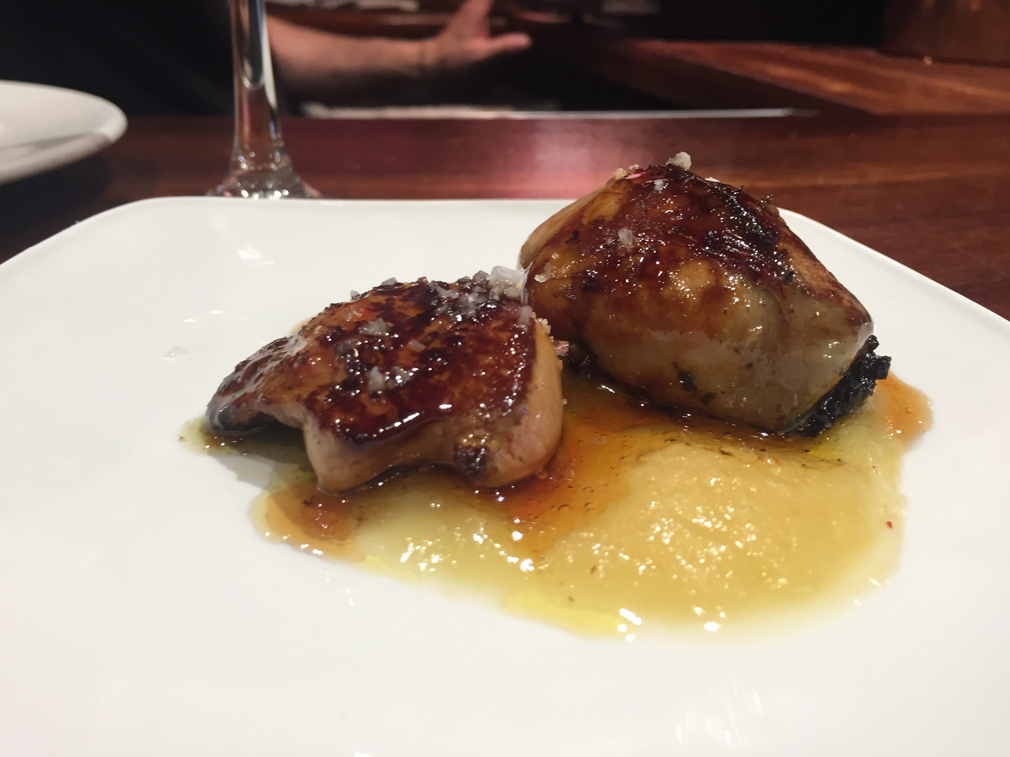 Fois grois and apple compote. One of about 7 bites of food where I flat out cried from joy eating in this city.