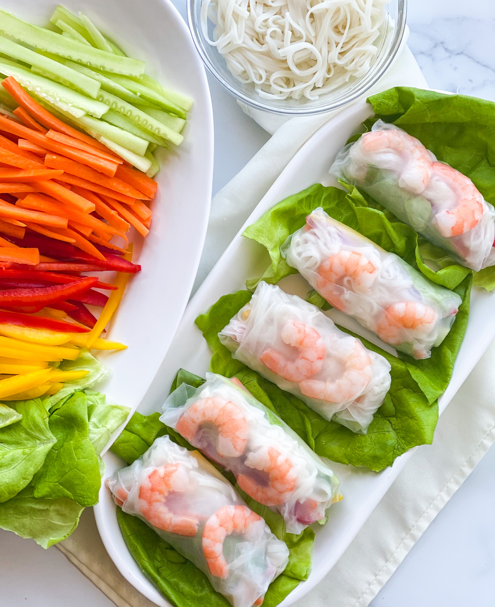 Homemade Fresh Spring Roll Wrappers