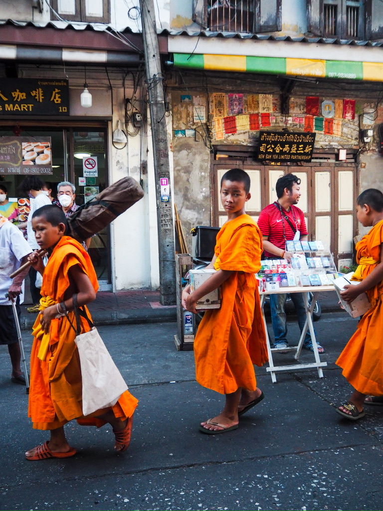 Buddhist monks in Thailand