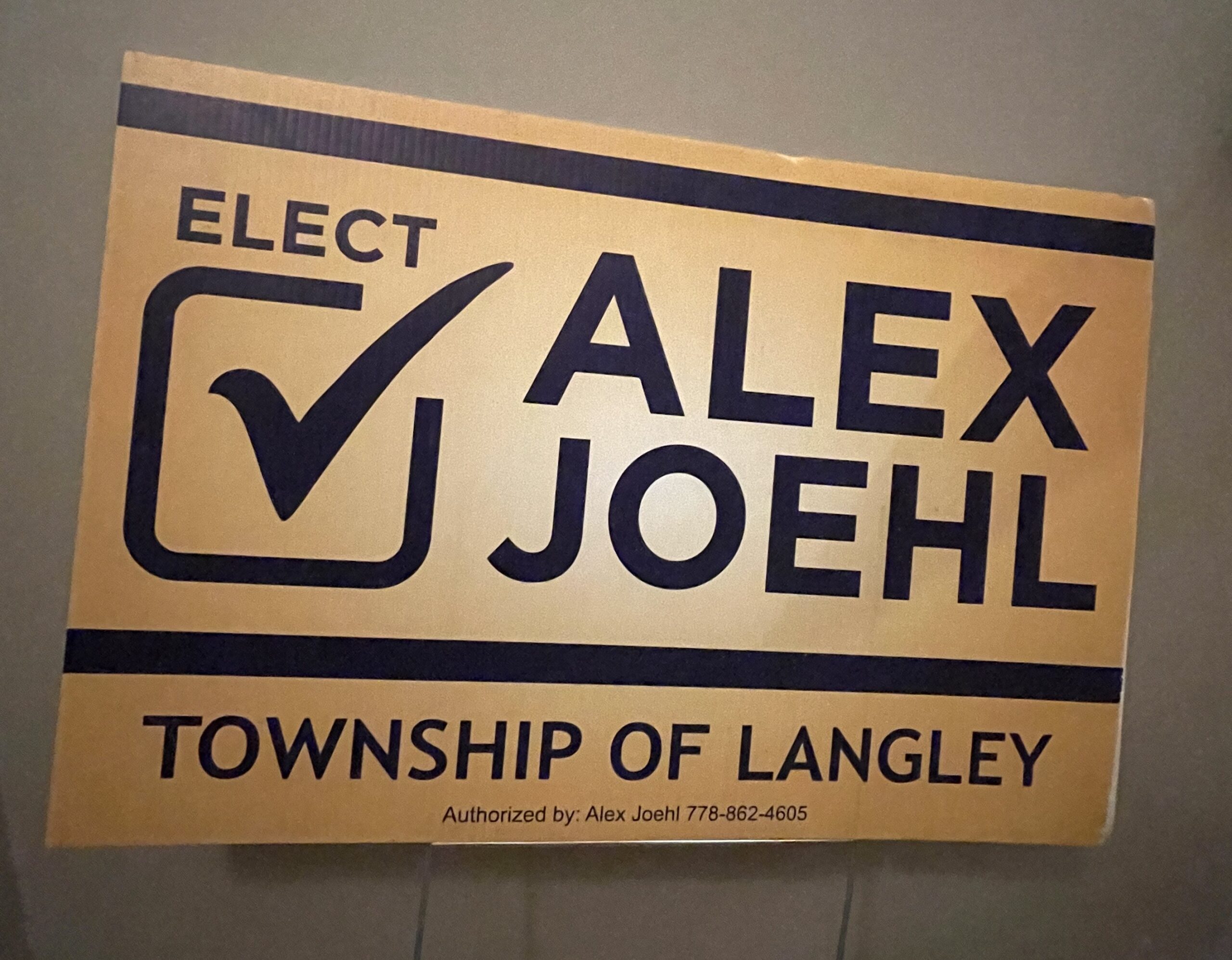 Lawn signs available!