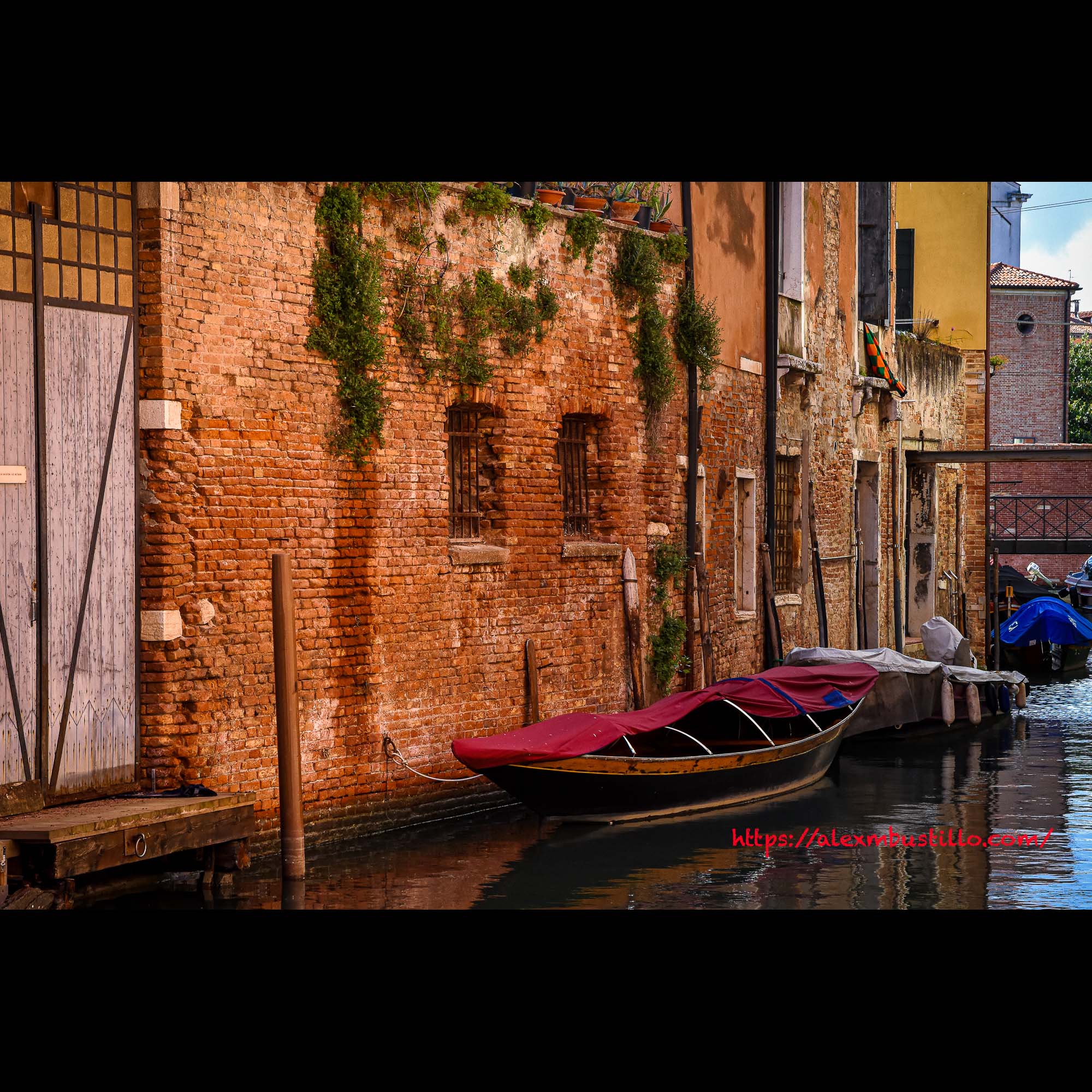 Rust and Reflection Portrait, Rio de l'Arsenal, Castello, Venezia