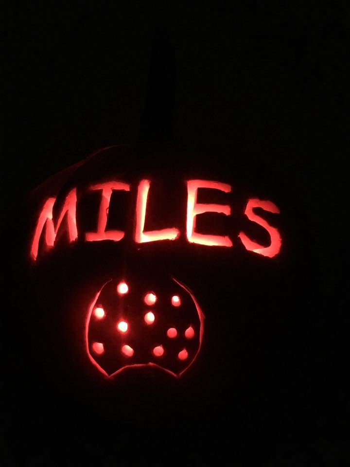 Miles and his Cookie Pumpkin
