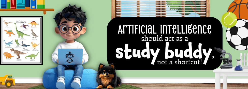 Artificial intelligence should act as a study buddy, not a shortcut!