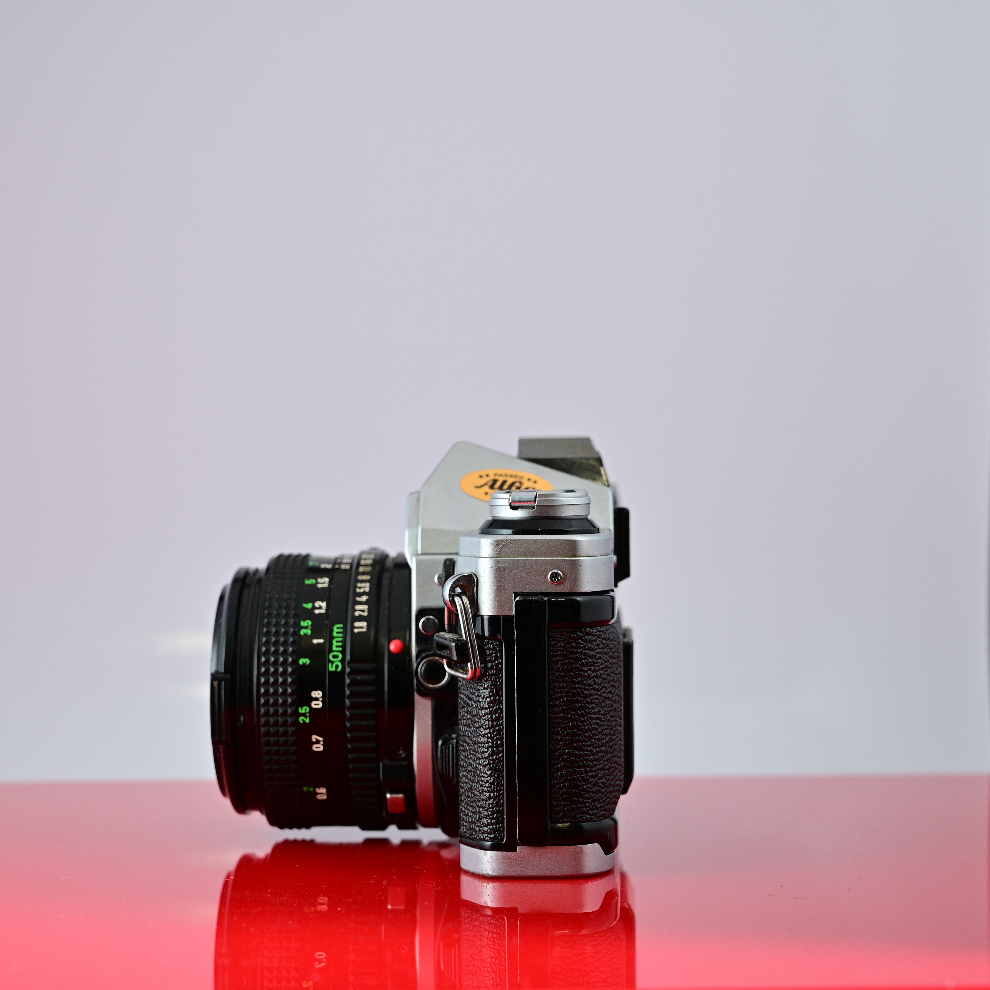 Canon AE-1 with 50mm F/1.8 FD Lens SN#41898898