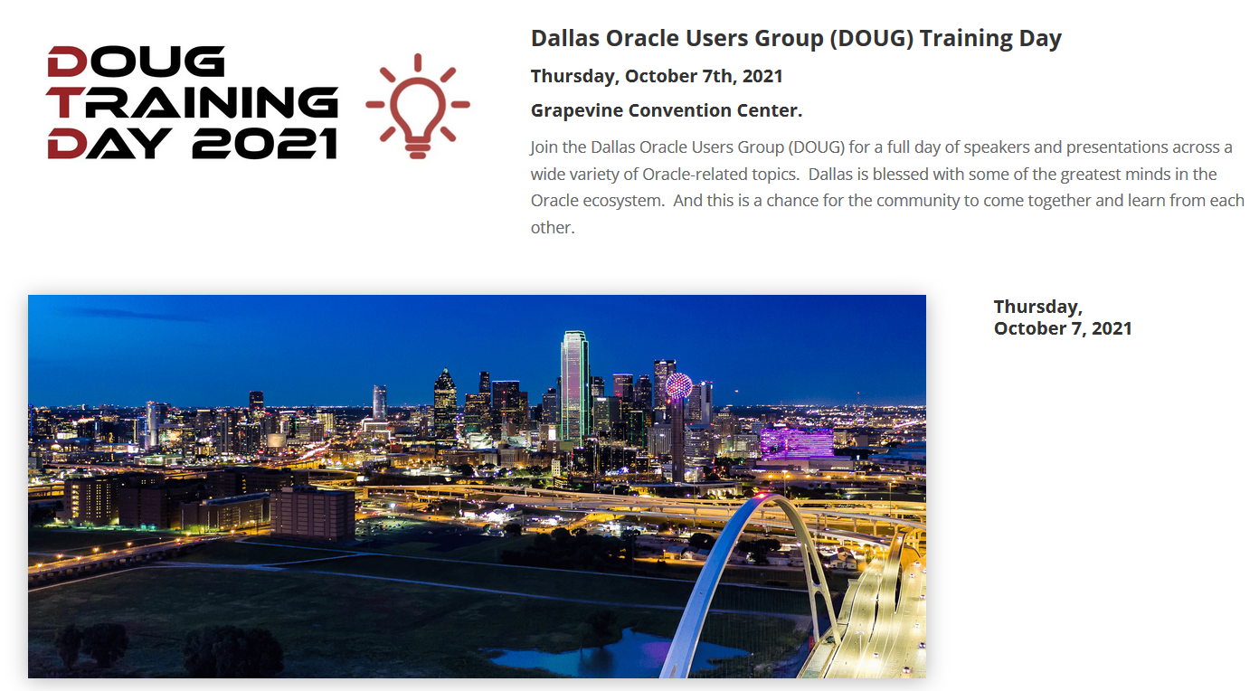 Dallas Oracle User Group 2021 – Oracle EM 13c Snap Clone