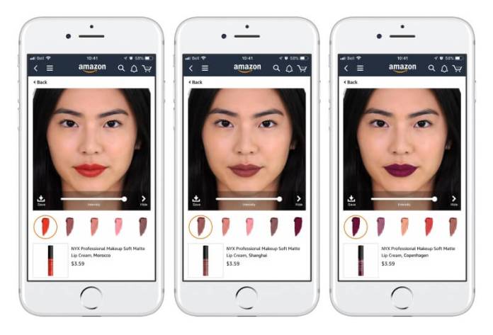 Amazon Uses AI to Allow you to Try Makeup Digitally