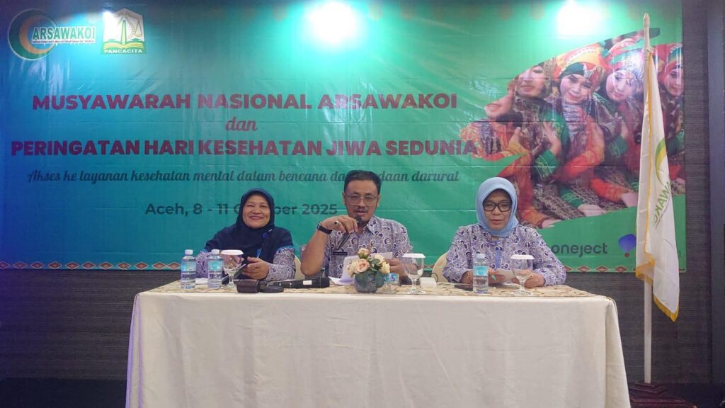 Musyawarah Nasional Asosiasi Rumah Sakit Jiwa dan Ketergantungan Obat Indonesia resmi digelar di Banda Aceh, 8–10 Oktober 2025.