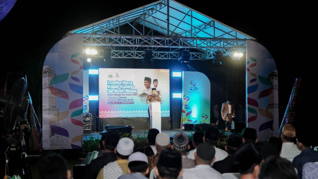 Suasana pembukaan LBKK se-Aceh Besar dalam rangka Hari Santri Nasional 2025.