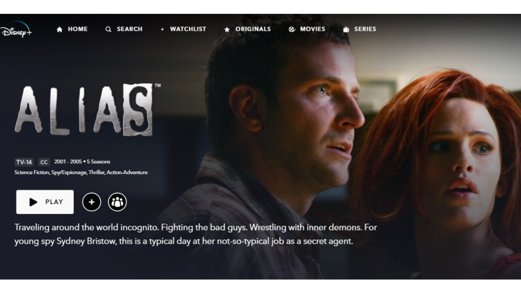 ‘Alias’ Is Now Streaming On Disney+