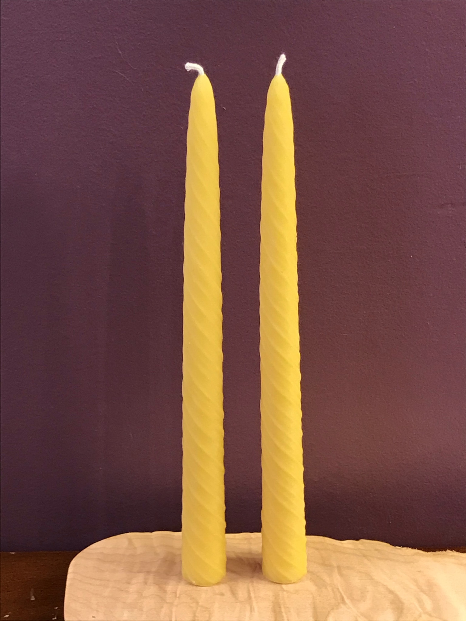Tall taper candle set