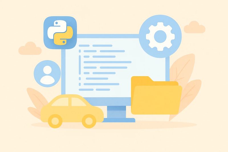 Python Oop Example Car Engine Simulation For Beginners By Timur - Premium Landscape Picture Gallery - Mobile