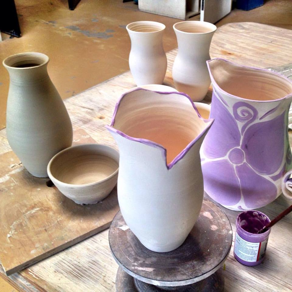 Pottery in progress