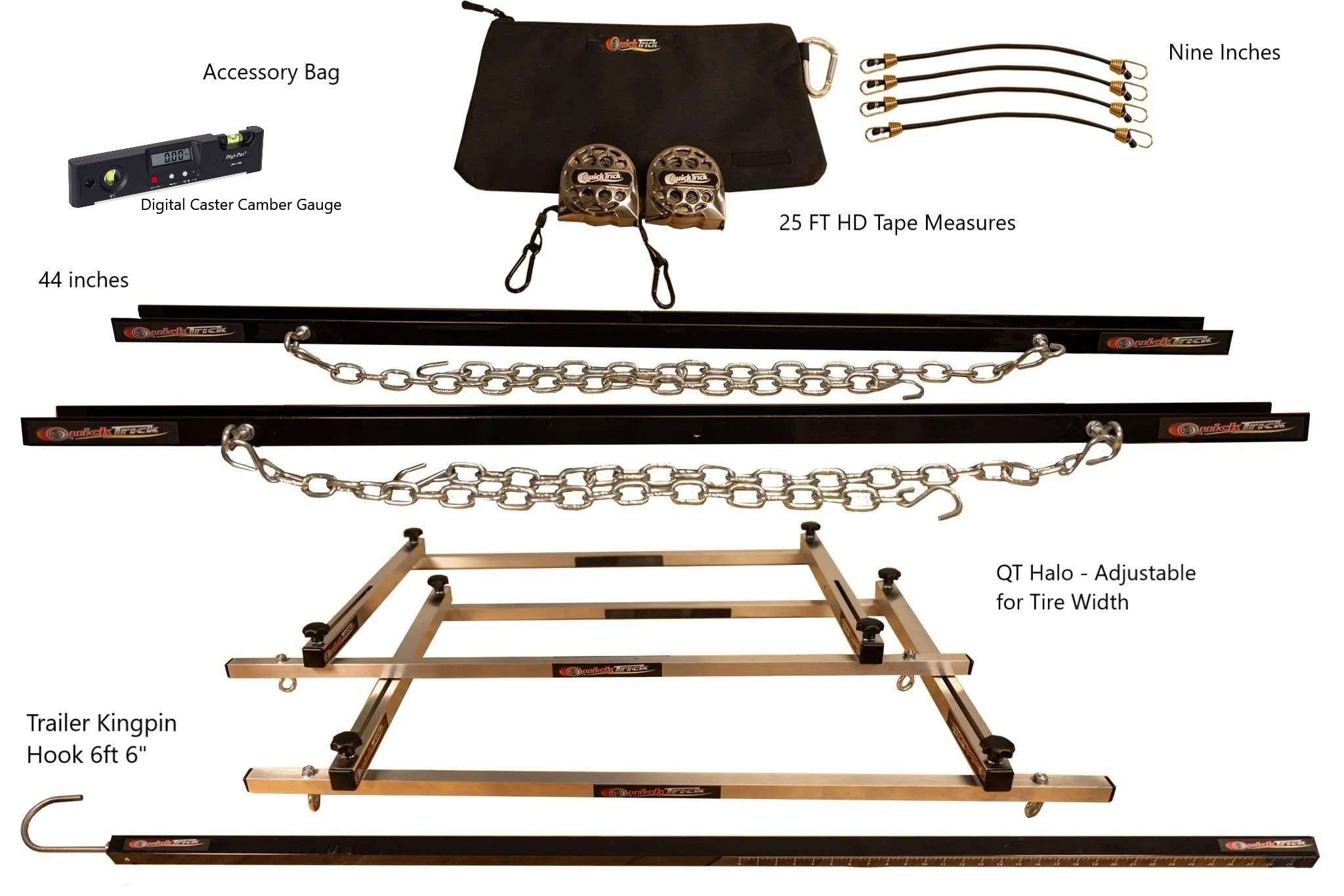 Heavy Duty Laser Alignment System — Multi-Axle Alignment Equipment | QuickTrick®