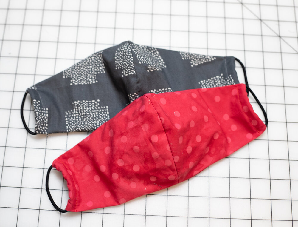 Cut out your desired pattern size. 7 Best Tutorials on How To Sew a Face Mask - a lilac life