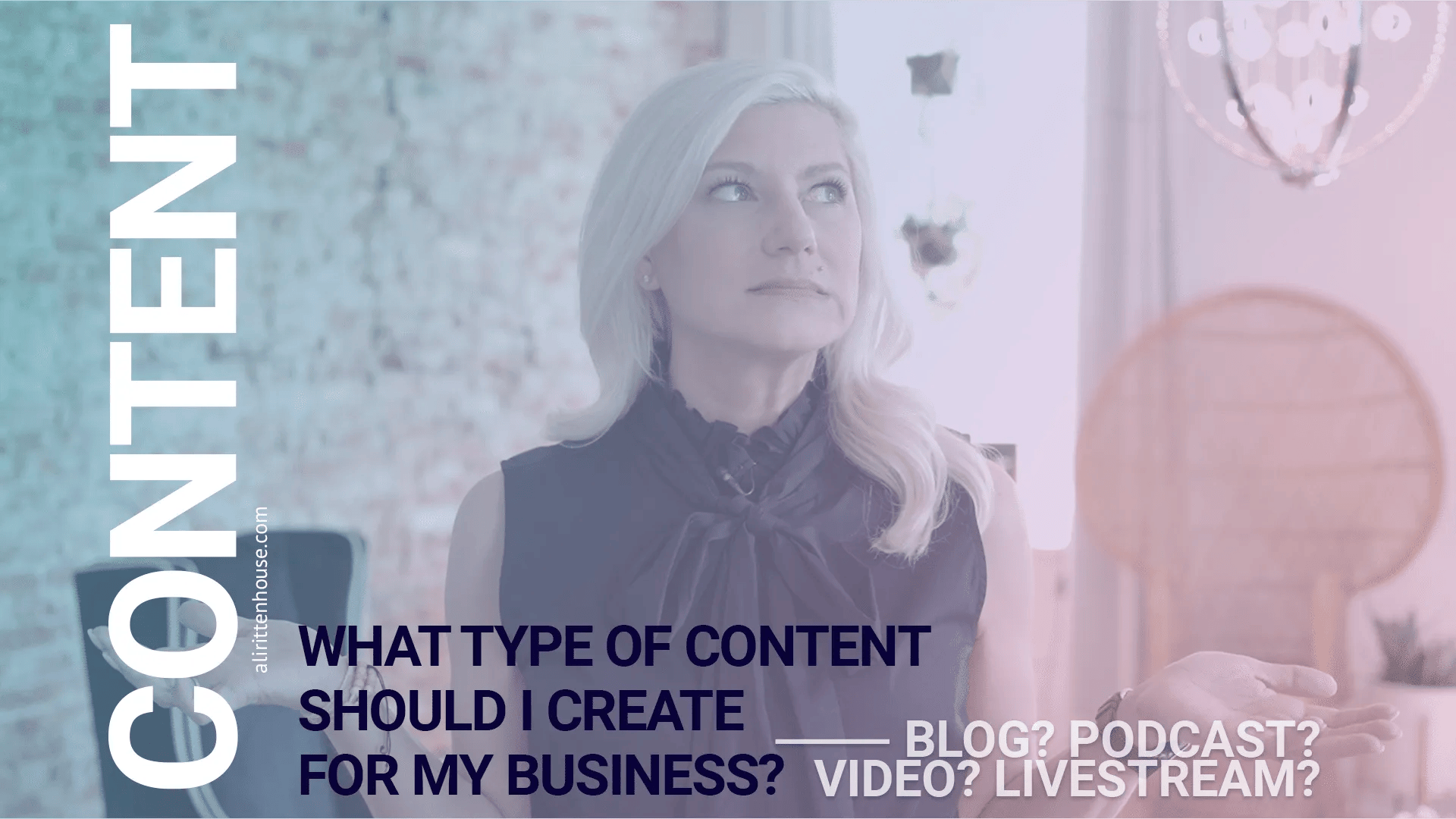 Content Marketing Medium - Blog, podcast, or video? » Ali Rittenhouse ...