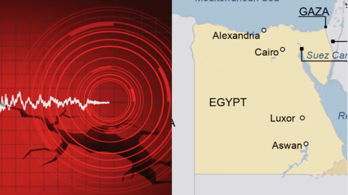 Earthquake of Magnitude 5.3 Shakes Egypt, Tremors Felt in Cairo