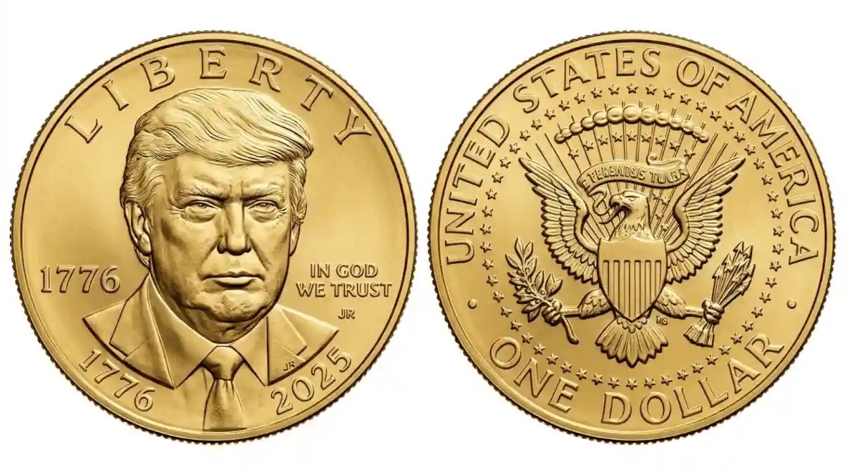 Trump Is Not First President on a U.S. Coin, but First Living President on a Dollar Coin