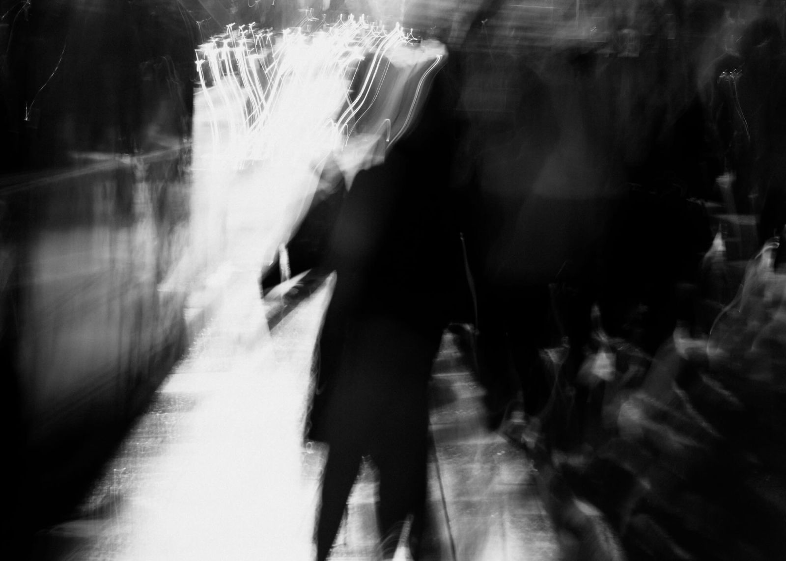 Dancing light, dark sudden fall