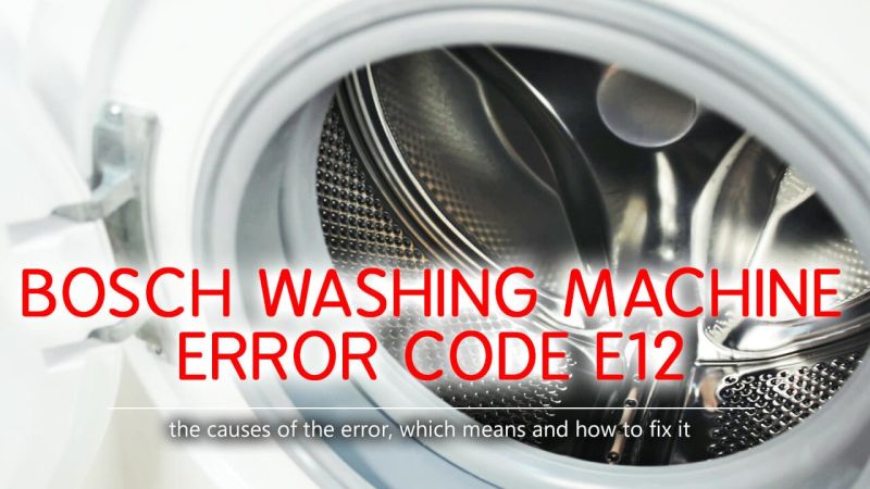 Bosch Washer Error Code E11 - Premium Space Pattern Gallery - Mobile