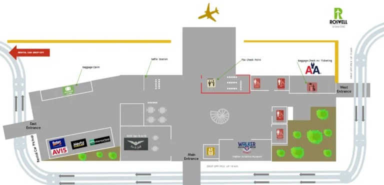 Piarco Airport Terminal Map 2025 2024 All Maps ROW Airport Terminal Overview Map 2024