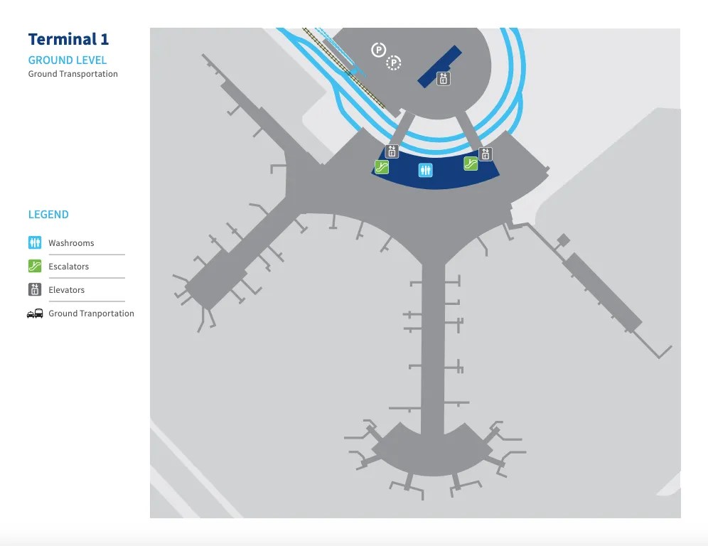 Lester B Pearson Airport Map Most Up To Date All Maps YYZ Airport Terminal Terminal 1 Ground Map 2024.webp