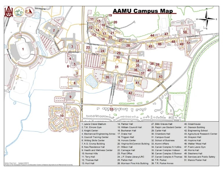 Post University Campus Map 2024 All Maps AAMU Campus Map 2019