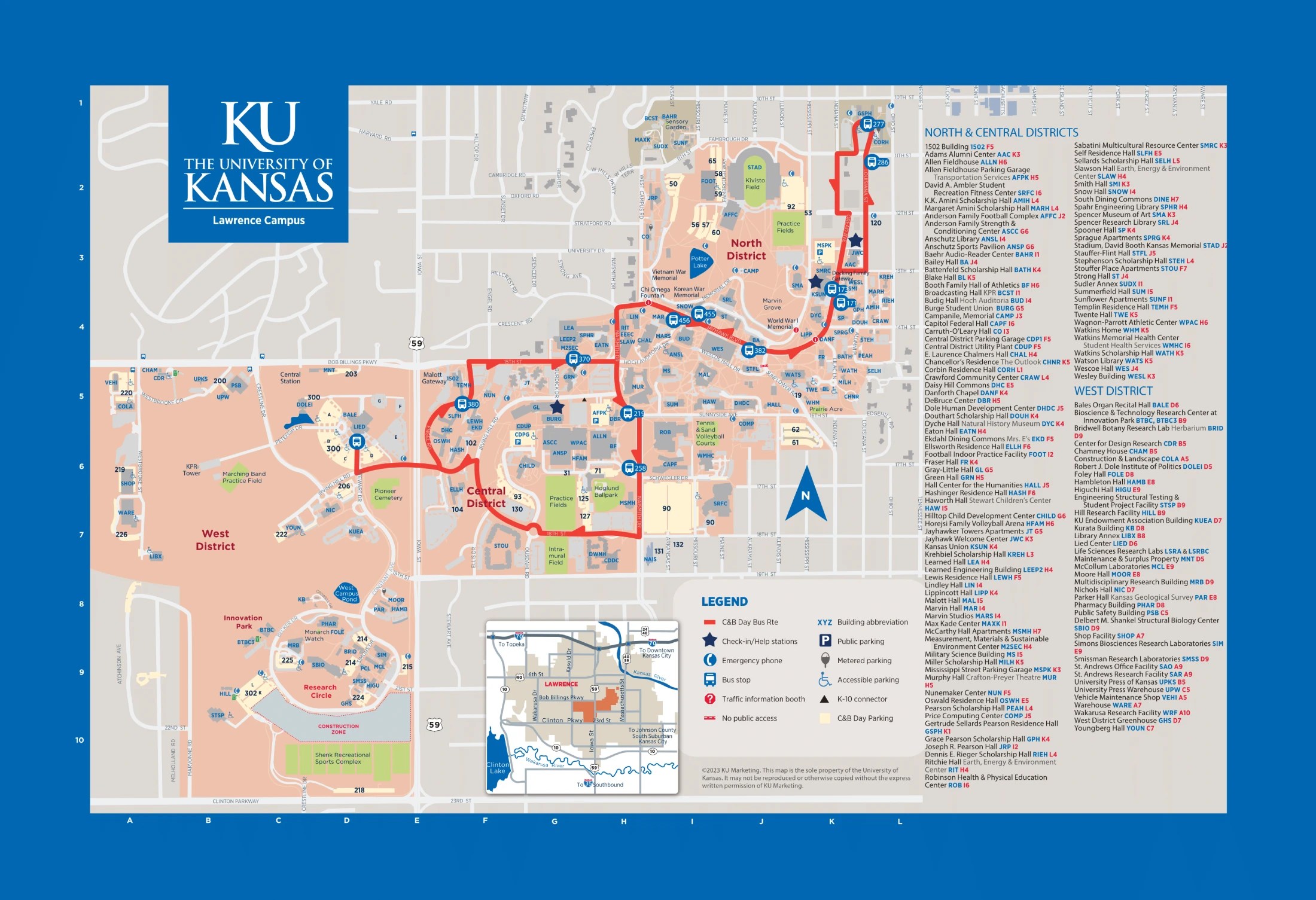 University Of Kansas Campus Map AllMaps Preserving Every Map Ever KU Campus Lawrence Map 2023.webp