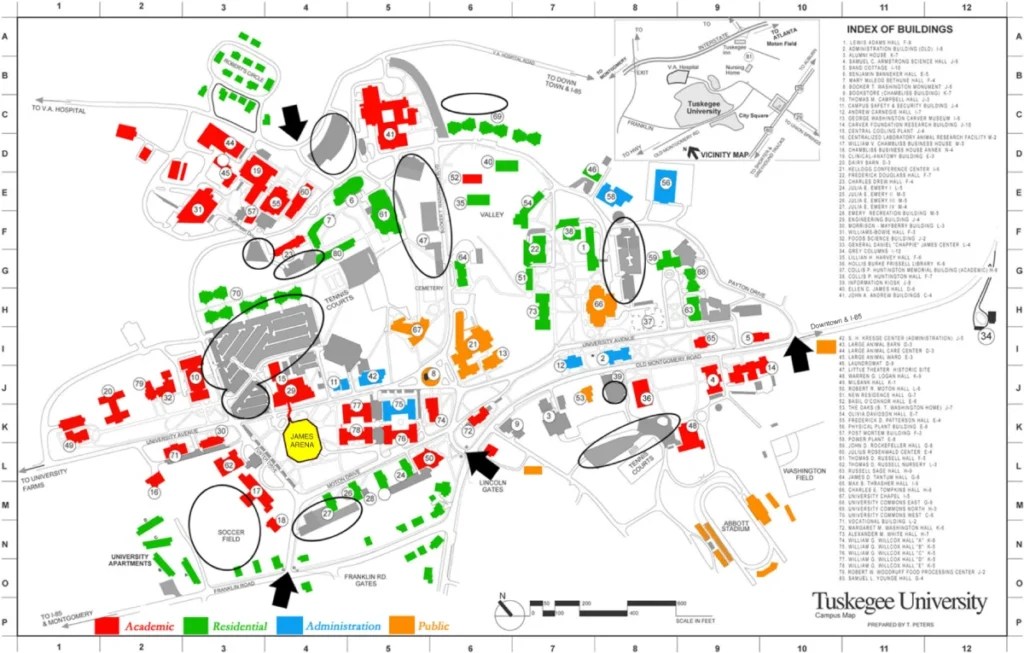 Tuskegee University Campus Map All Maps TU Campus Map 2024