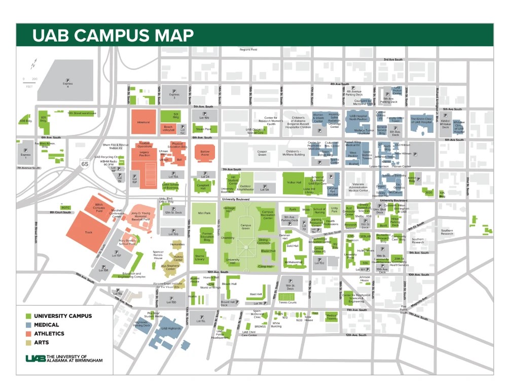 University Of Alabama At Birmingham Campus Map All Maps UAB Campus Map 2024.webp