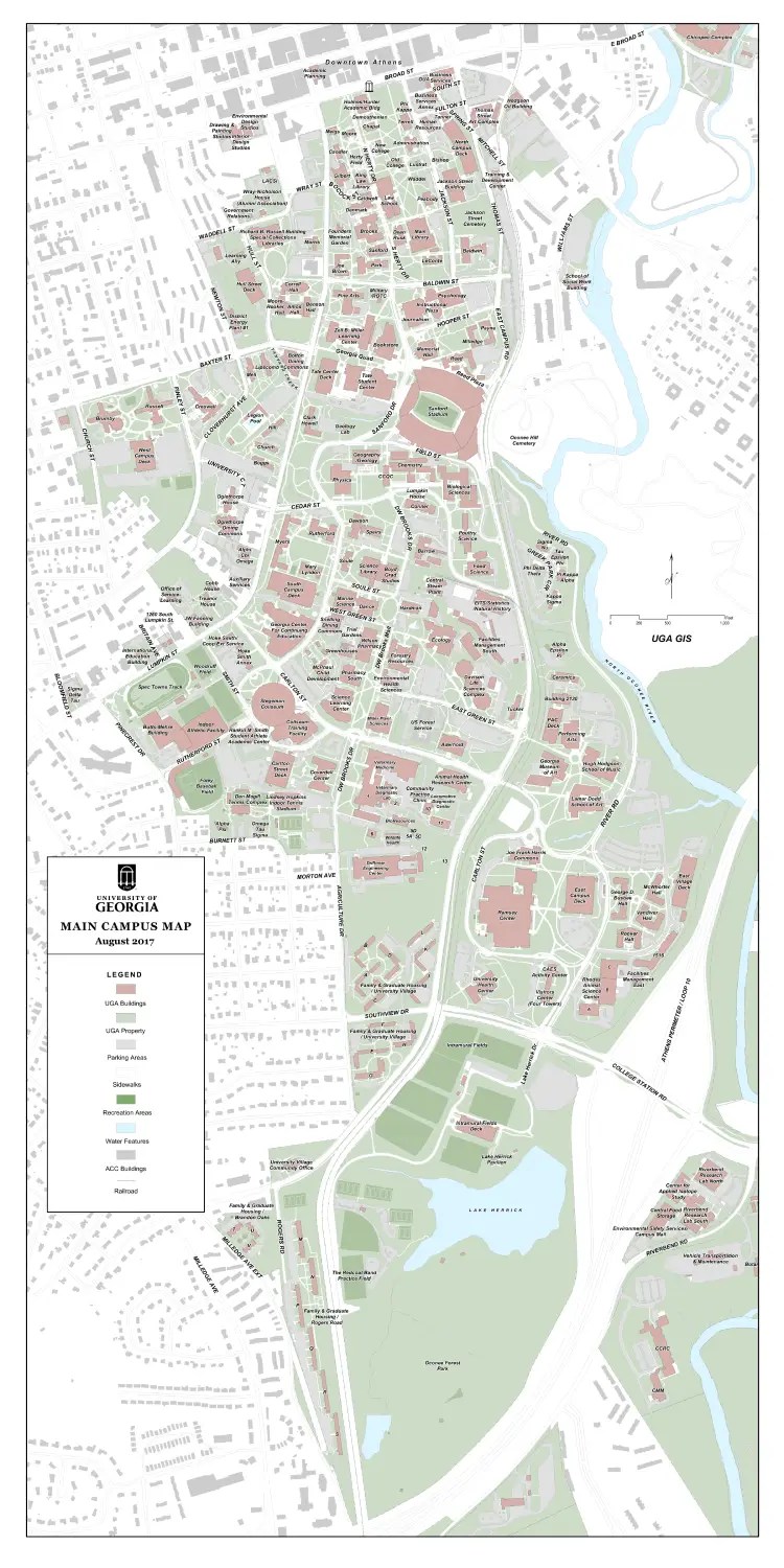 College Of Dupage Campus Map UGA Campus Overview Map 2024.webp