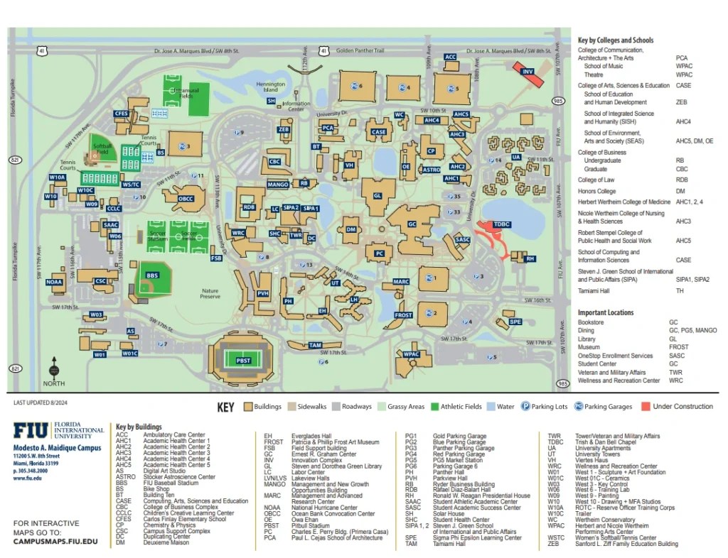 Florida University Campus Map All Maps FIU Campus Map 2024