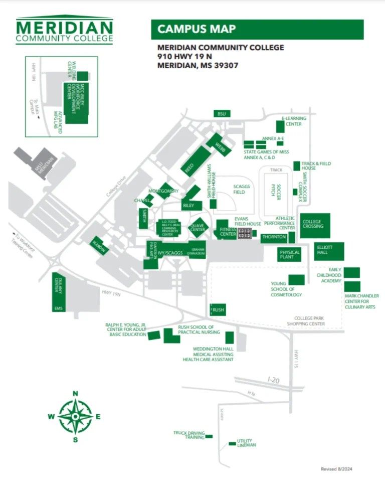 Harding University Campus Map All Maps Meridian Community College Campus Map 2024