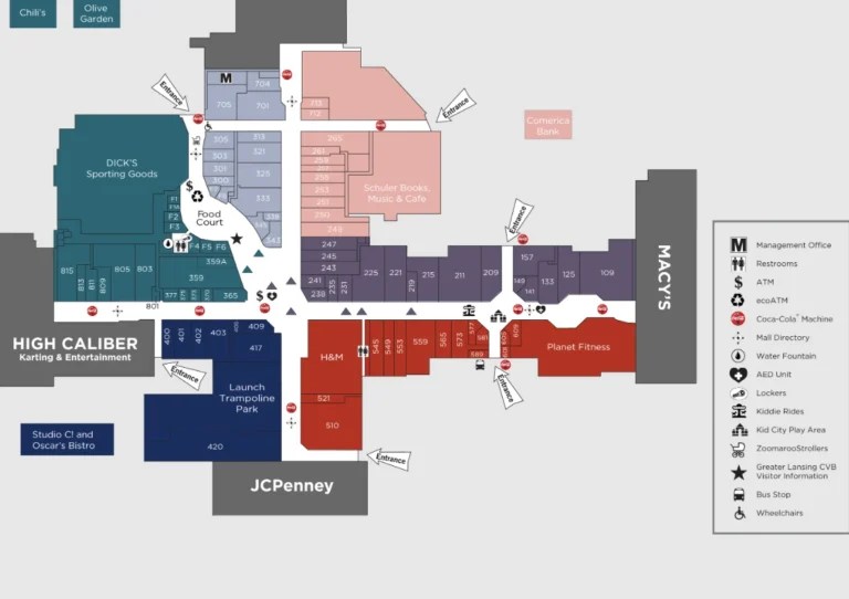 Montebello Town Center Mall Map All Maps Meridian Mall Map 2024