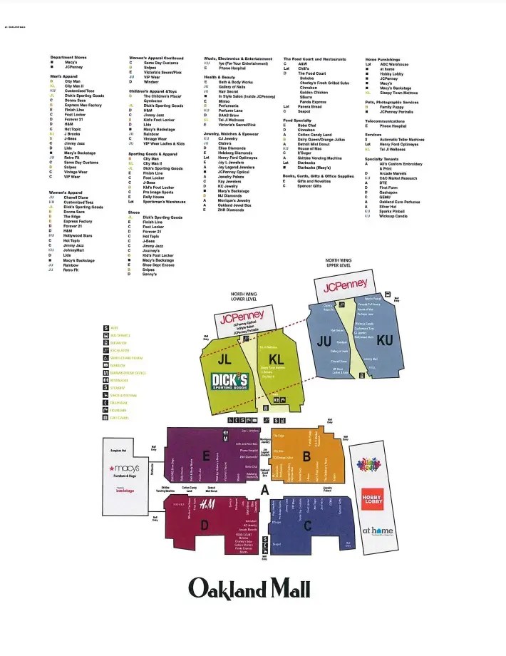 Crossgates Mall Map 2024 All Maps Oakland Mall Map 2024.webp