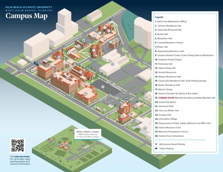 Embry Riddle University Campus Map 2024 All Maps PBA Campus Map 2024