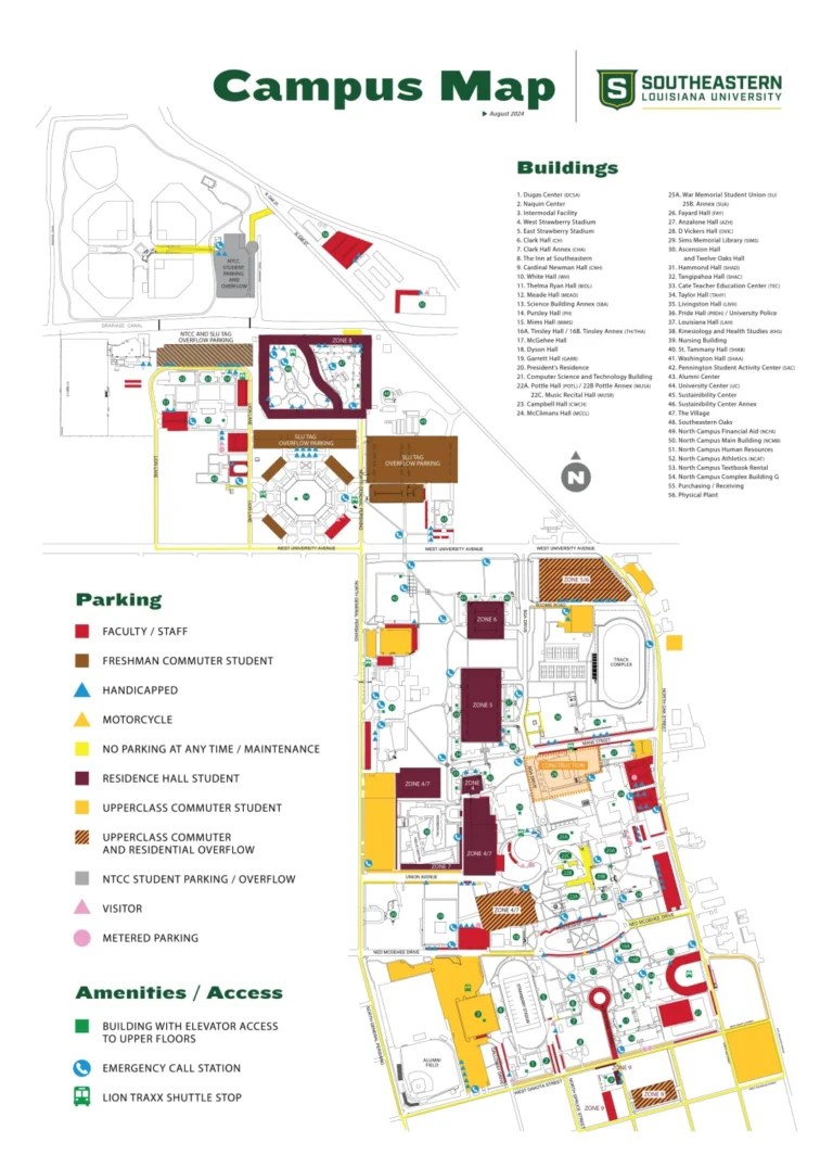Texas AM University Campus Map All Maps SLU Campus Map 2024