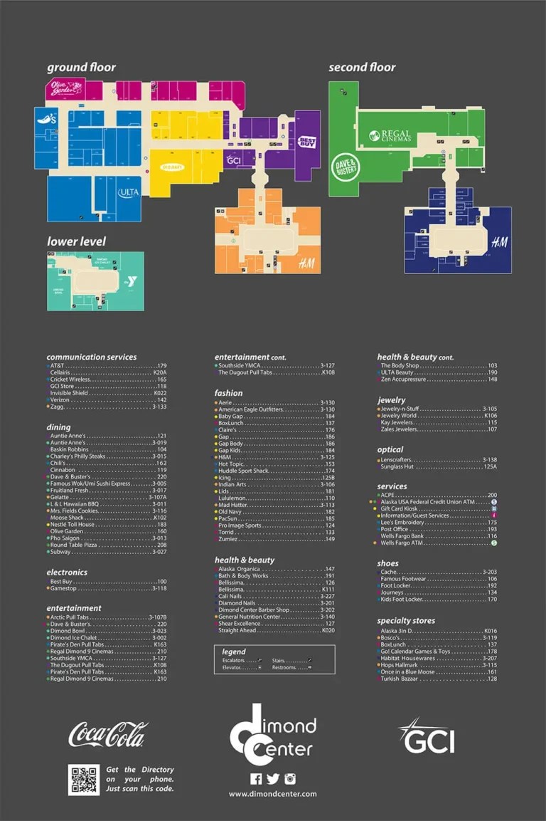 Bot Dimond Center Map 2024