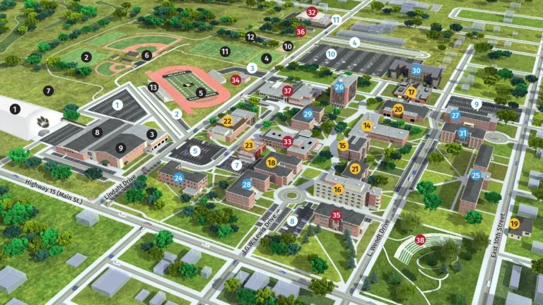 Harding University Campus Map All Maps Wayne State College Campus Map 2024