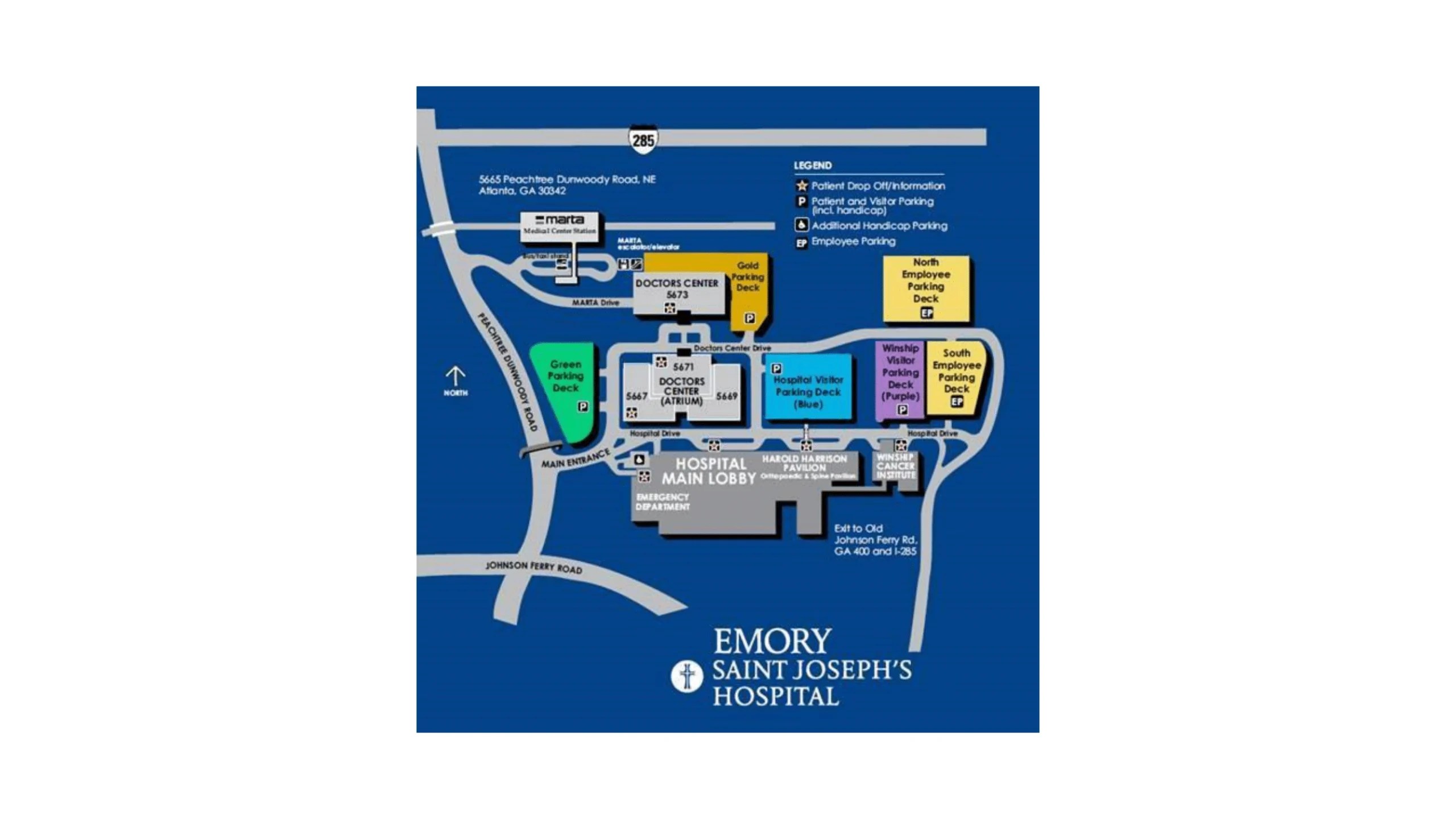 Emory Saint Joseph S Hospital Map 2023 2016 All Maps Emory Saint Josephs Hospital Campus Map 2016 Scaled.webp