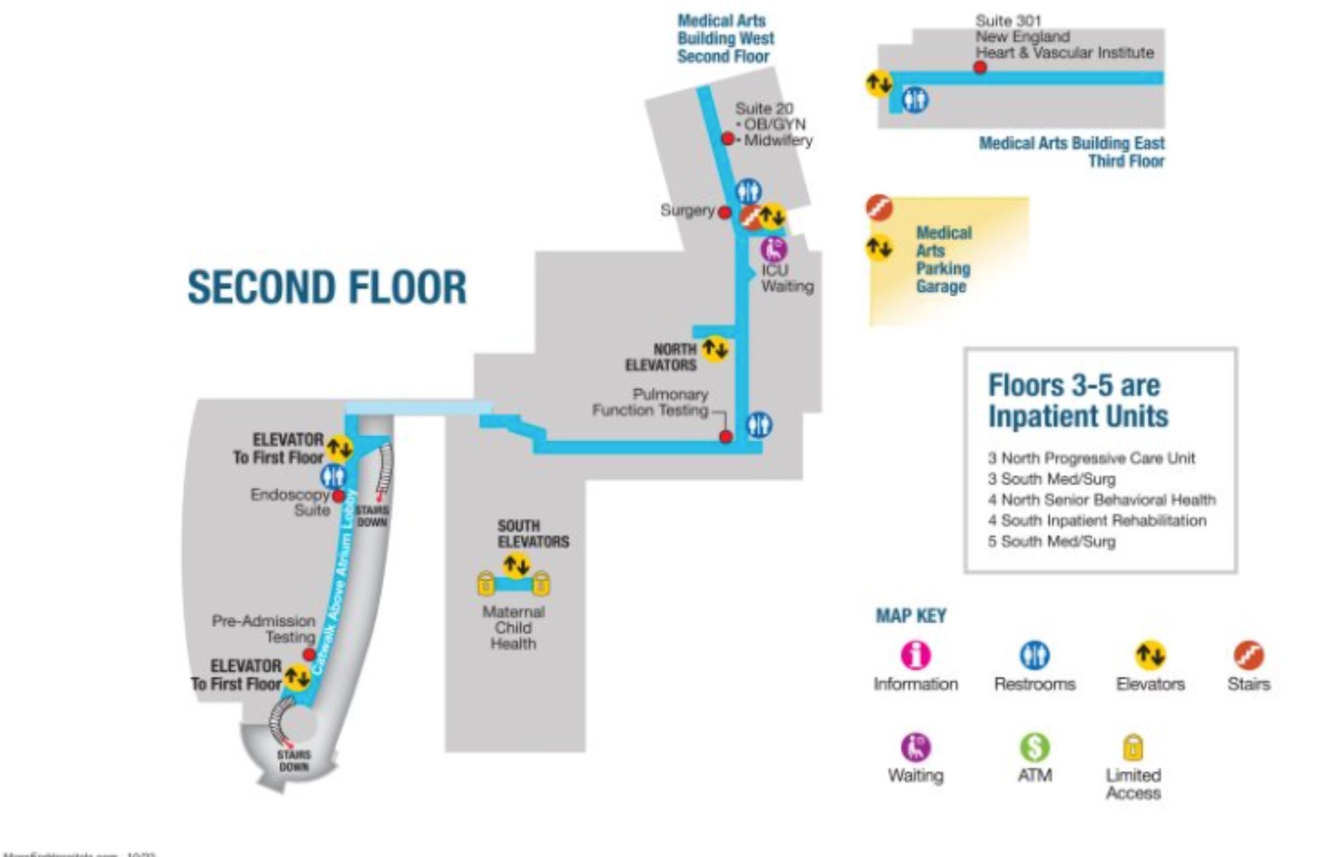 St Joseph Hospital Map 2022 All Maps St. Joseph Hospital 2nd Floor Map 2022.webp