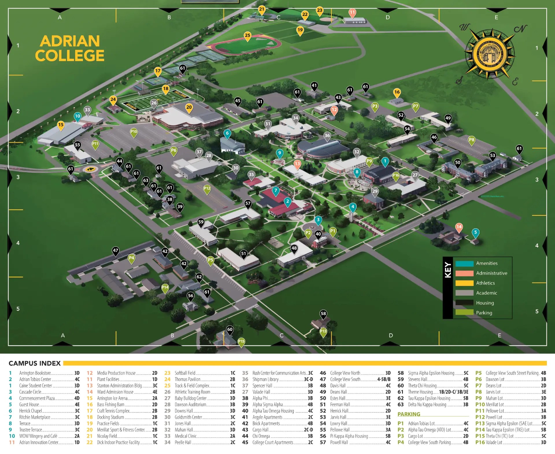 Adrian College Campus Map 2025 2021 All Maps 2025 Adrian College Campus Map.webp