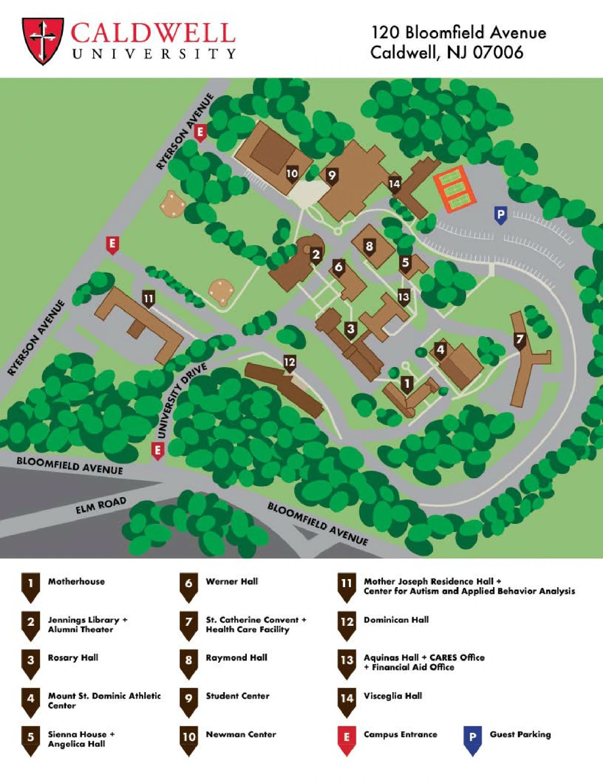 Caldwell University Campus Map 2025 All Maps Caldwell College Campus Map 2025.webp