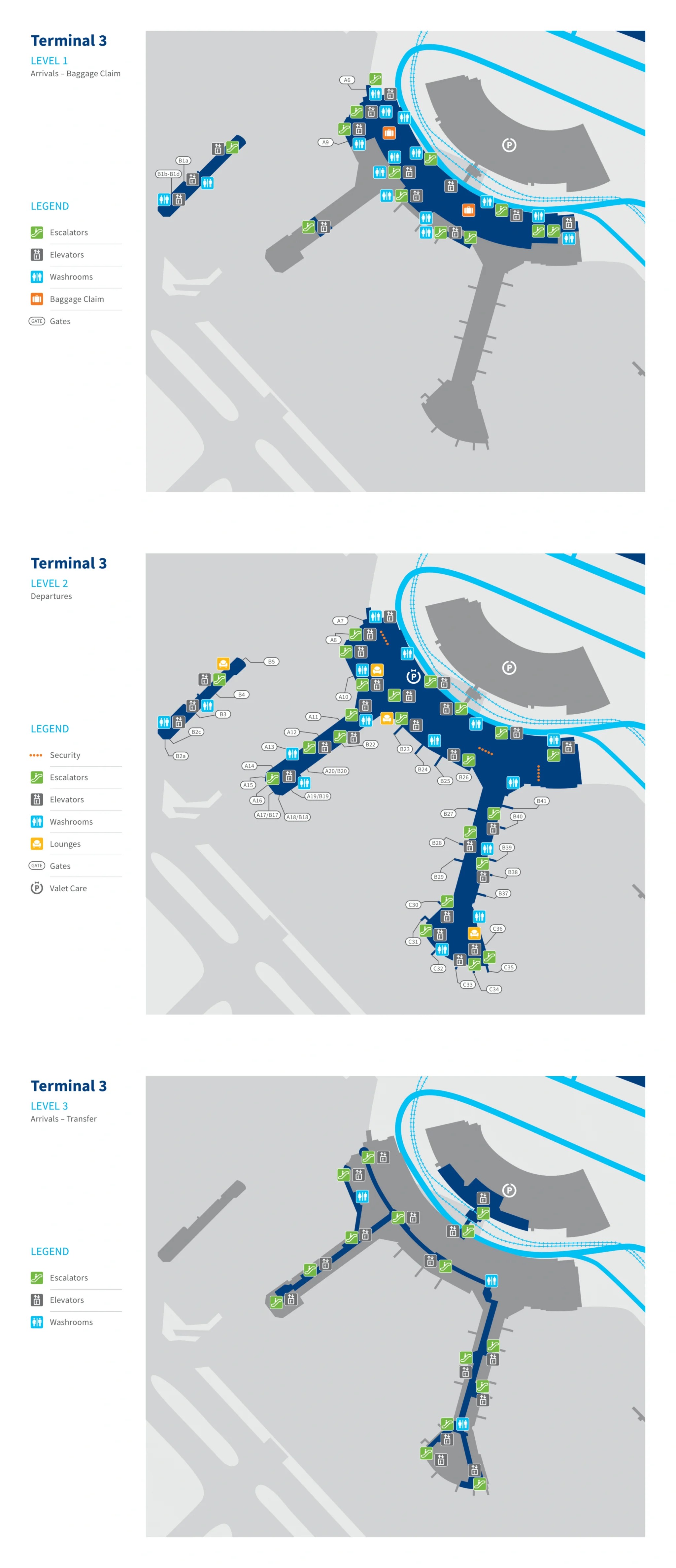 Lester B Pearson Airport Terminal 3 Map Most Up To Date Lester B. Pearson Airport Terminal 3 Map 2025.webp