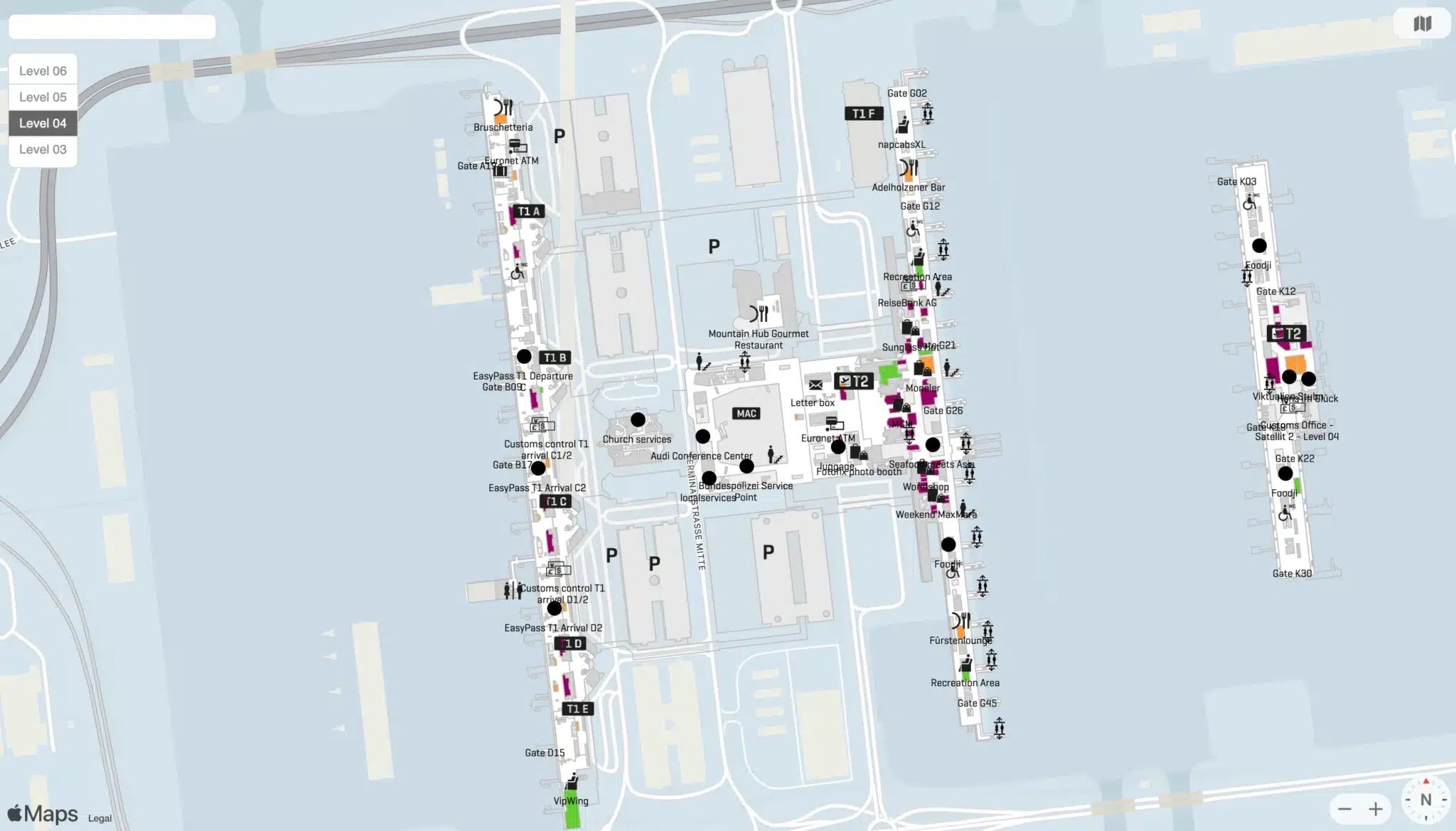 Munich Airport Terminal Map Most Up To Date All Maps Level 2025.
