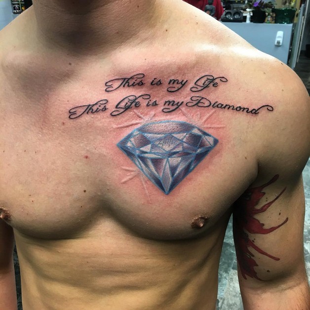 Two Diamond Tattoo Designs